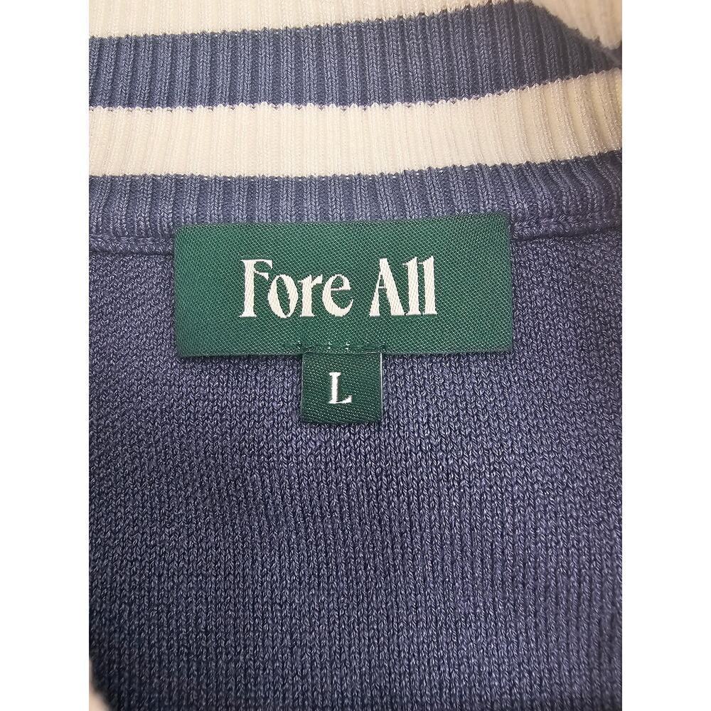 Fore Women's Size Large Sleeveless Golf Sweater Indigo/White NWT - Picture 8 of 8